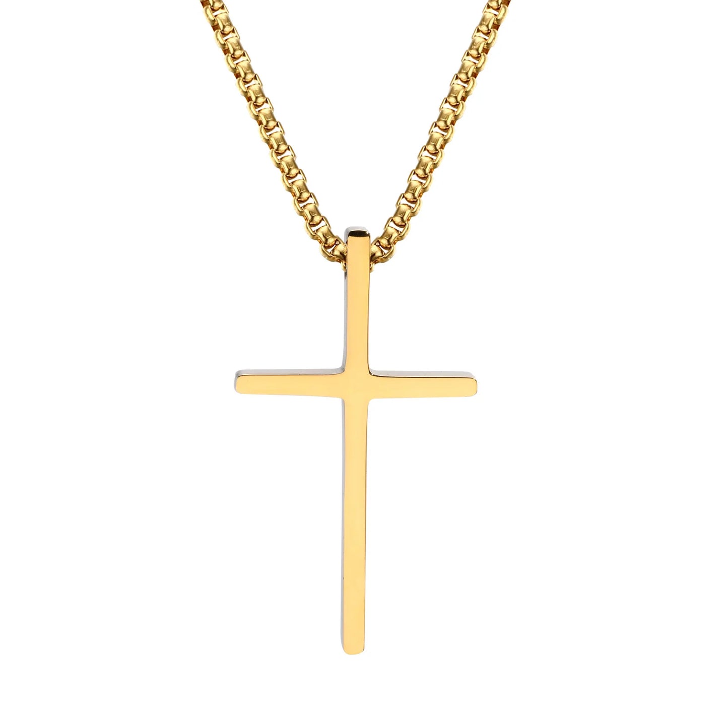 THE SAVIOR CROSS PENDANT - GOLD